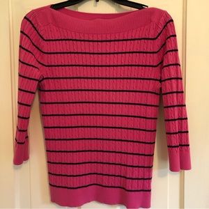 Ralph Lauren cable knit sweater.